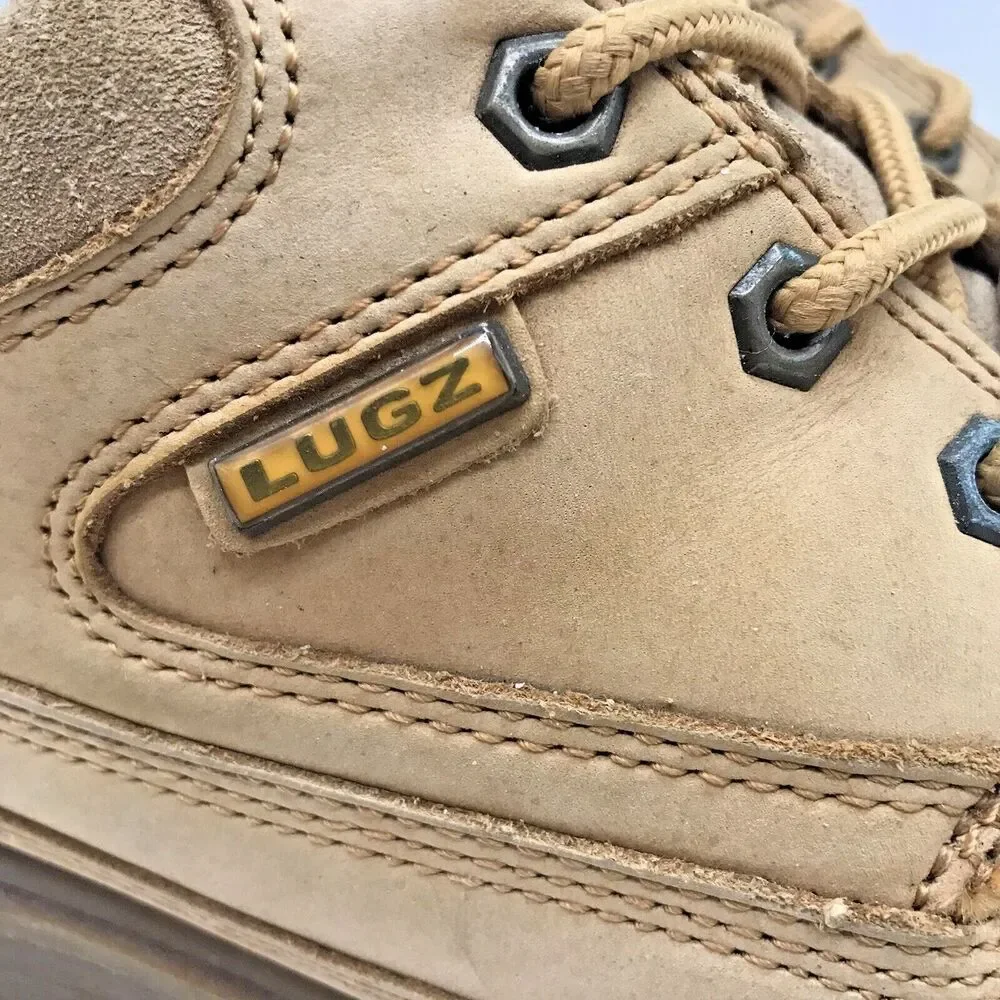 Lugz Wheat Nubuck Leather Shoes MMUM750 Men's 6.5  Lace Up Low Top Casual Derby